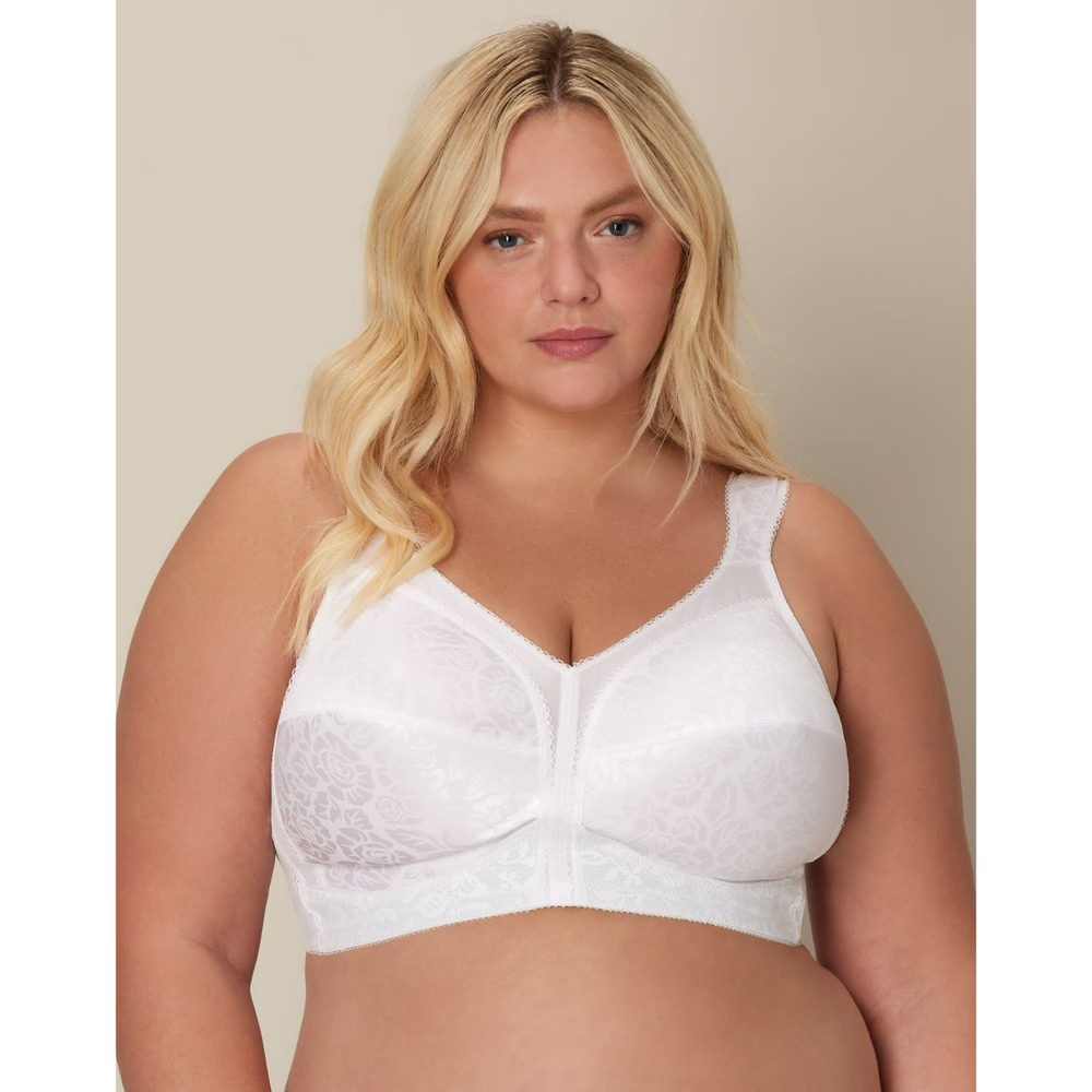 Playtex Bra 18 Hour Ultimate Shoulder Comfort Wirefree Wide Straps 36C White